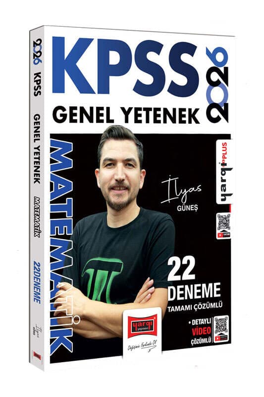 Yargı Yayınları 2026 KPSS Genel Yetenek Tamamı Çözümlü Matematik 22 Deneme