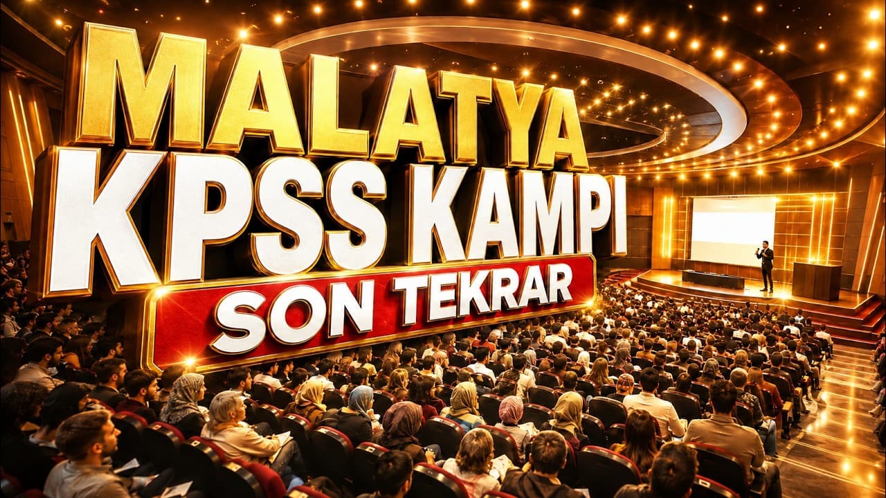 KPSS Son Tekrar: Sınav Öncesi Son Fırsat | İlyas Güneş 2026