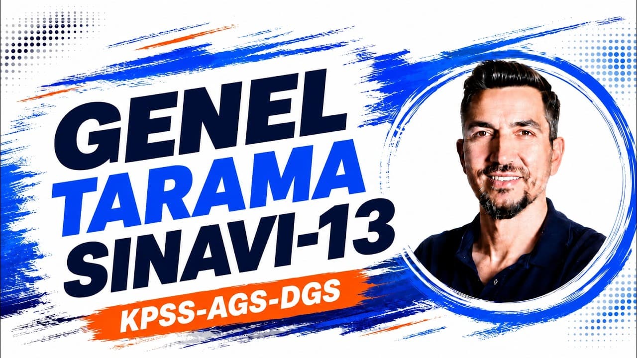 KPSS-AGS-DGS-YKS MATEMATİK TARAMA-13- İLYAS GÜNEŞ