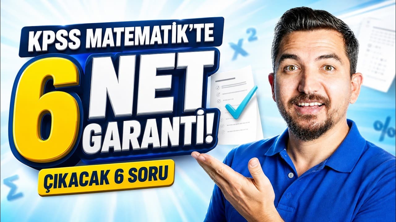 Bu 6 Soruyu Çözmeden KPSS’ye Girme! | KPSS Matematik 2026