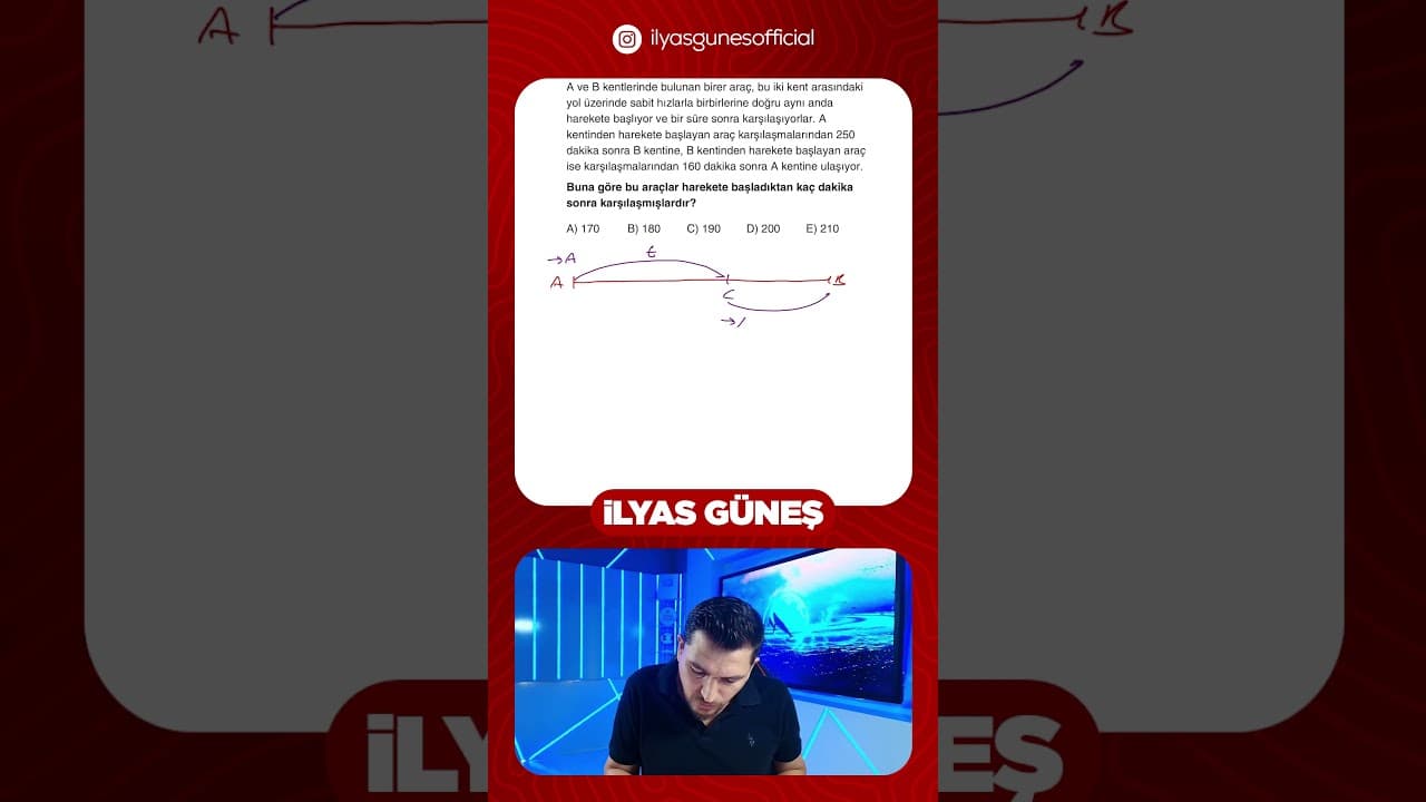Günün Sorusu - 40 | Hız Problemleri
