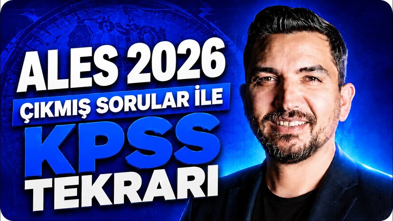 ALES 2026 SORULARI VE ÇÖZÜMLERİ