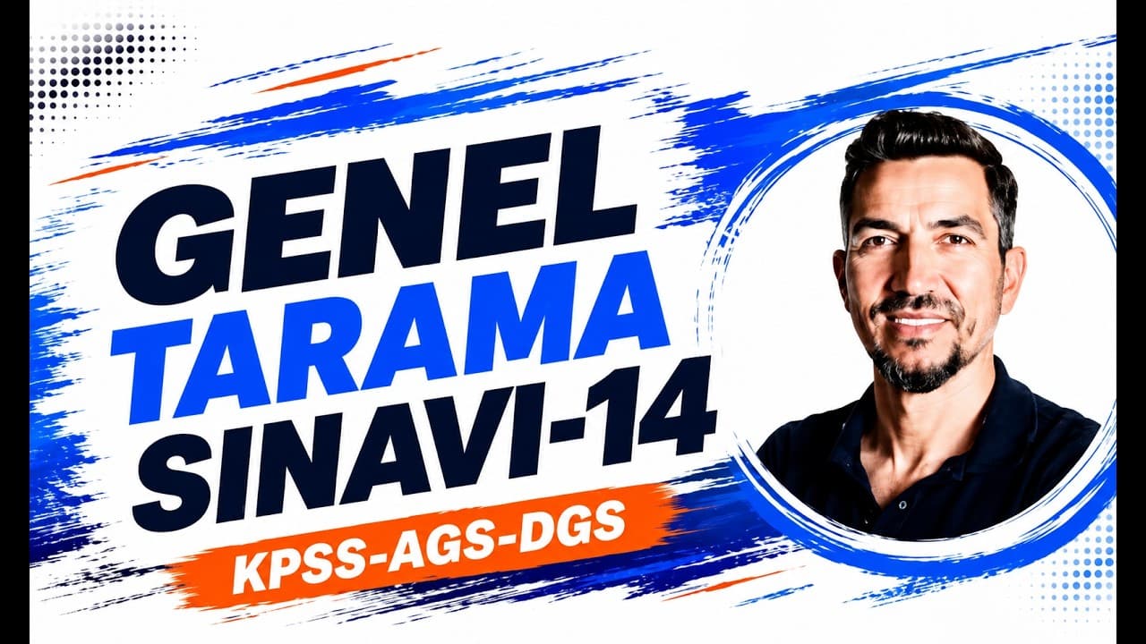 KPSS-AGS-DGS-YKS MATEMATİK TARAMA-14- İLYAS GÜNEŞ