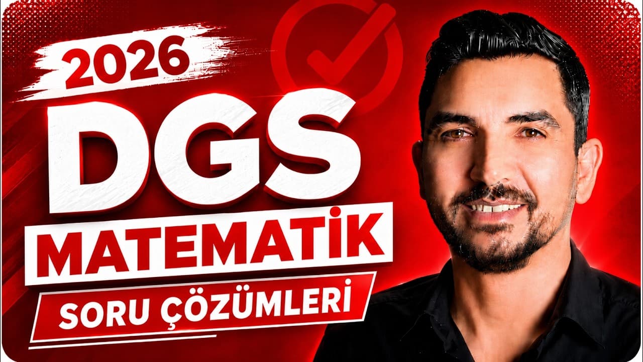 DGS YENİ ÇIKMIŞ SORULAR | FULL ÇÖZÜM