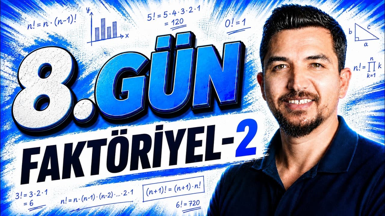 2027 İlyas Güneş I TYT Matematik Kampı 8. Gün 2. Ders | Faktöriyel Konu Anlatımı