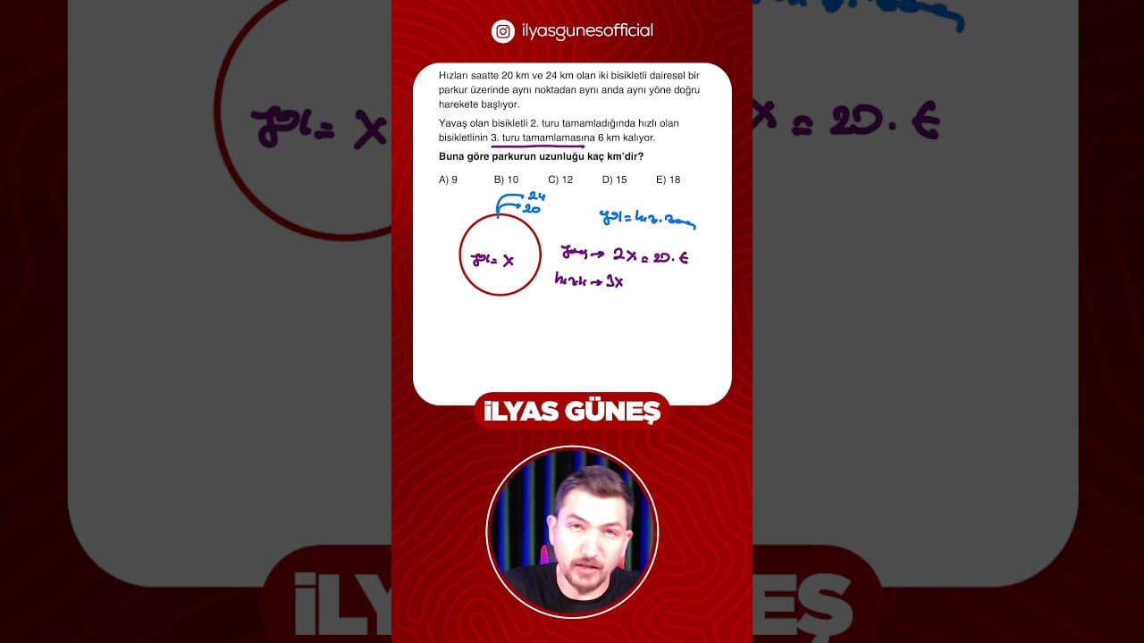 Günün Sorusu - 35 | Hız Problemi | İlyas Güneş