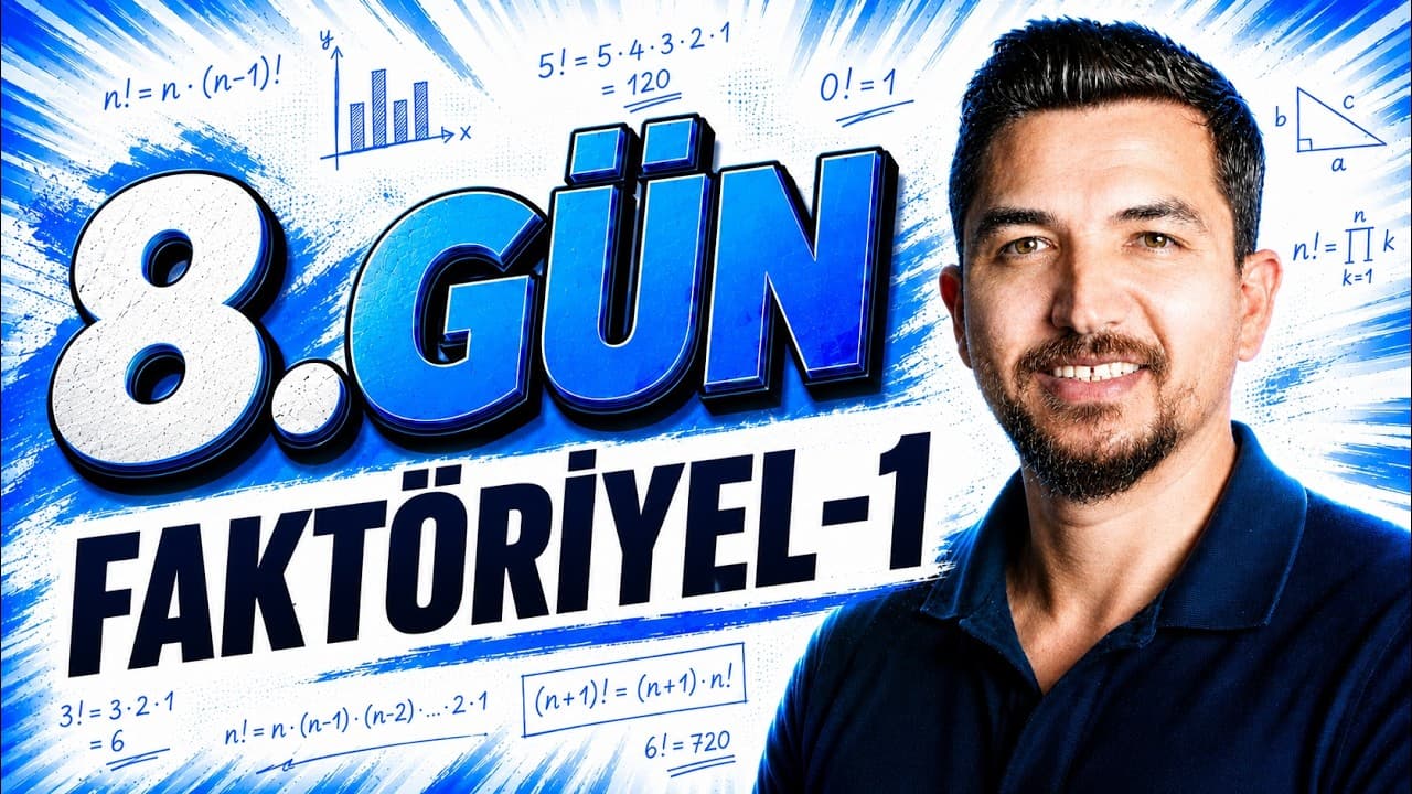 2027 İlyas Güneş I TYT Matematik Kampı 8. Gün 1. Ders | Faktöriyel Konu Anlatımı