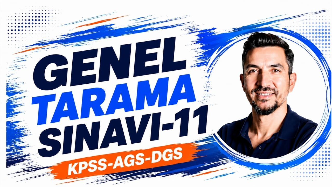 KPSS-AGS-DGS-YKS MATEMATİK TARAMA-11- İLYAS GÜNEŞ