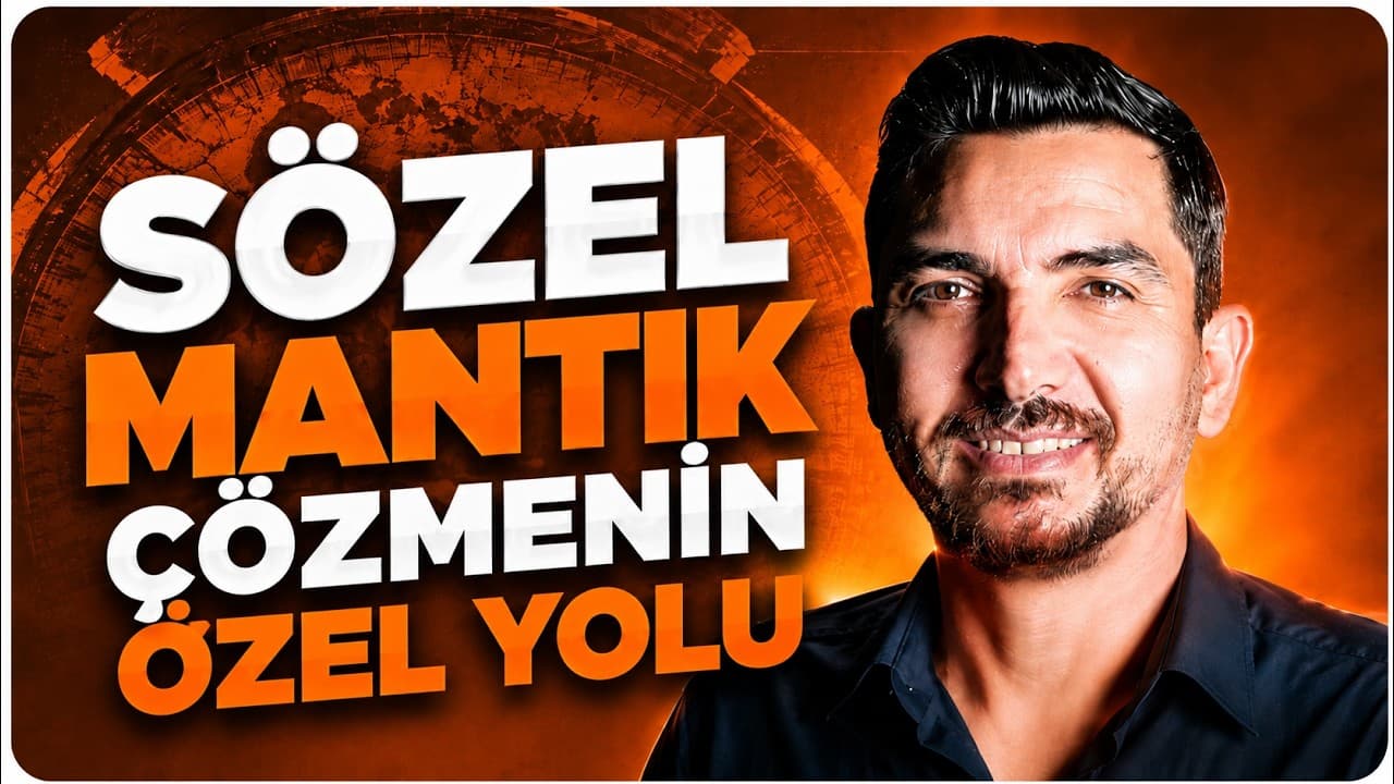 Sözel Mantık Sorularını Ne Kadar Hızlı Çözebilirsiniz?-İLYAS GÜNEŞ