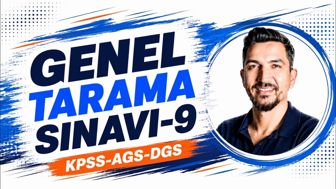 KPSS-AGS-DGS MATEMATİK TARAMA-9- İLYAS GÜNEŞ