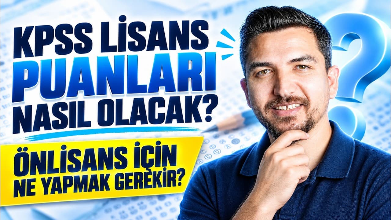 İlyas Güneş ile 2026 KPSS Analizi - Puanlar Nasıl Olur? - Lise ve Ön Lisanslar Ne Yapmalı?