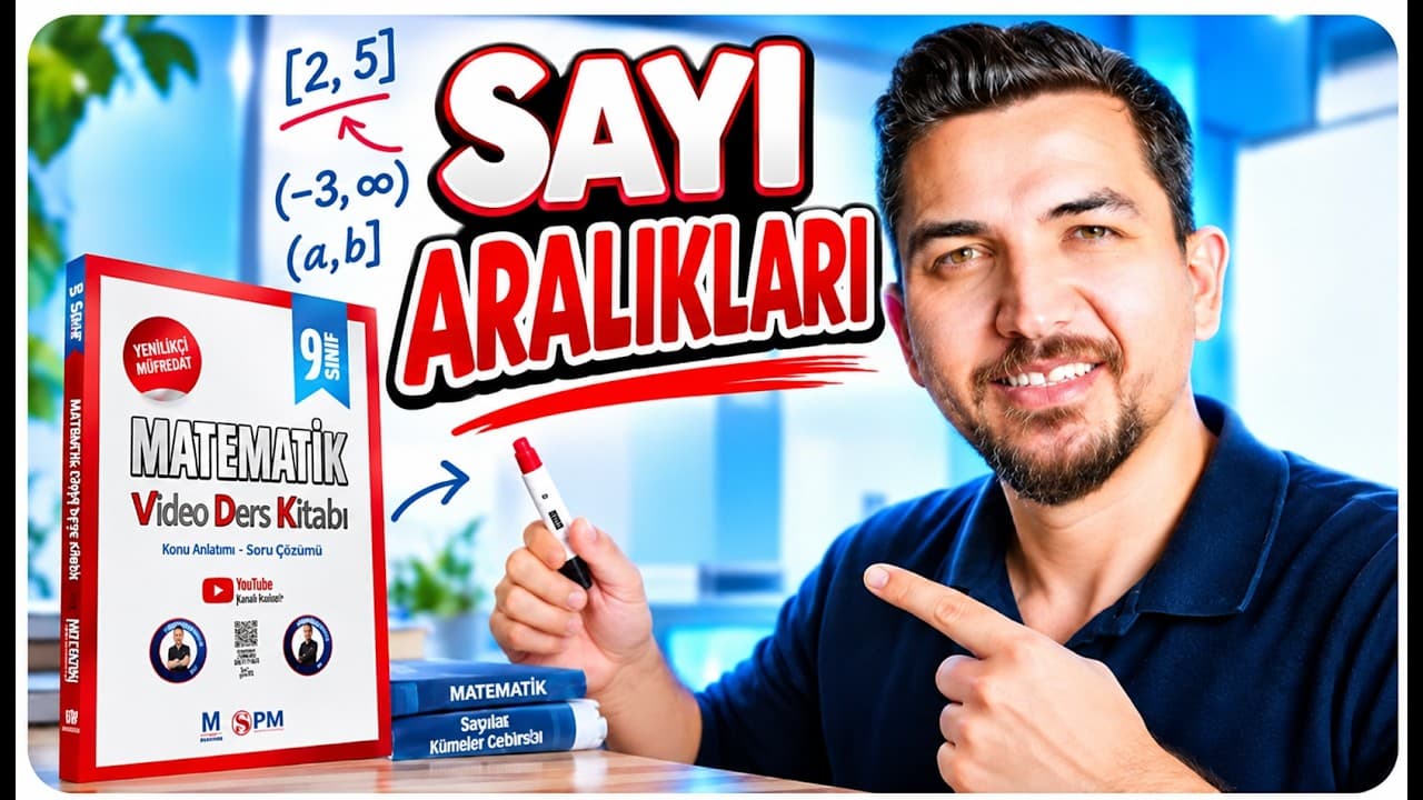 19.Ders | 9. Sınıf Sayı Aralıkları-2 | Maarif Modeli Matematik Konu Anlatımı | İlyas Güneş