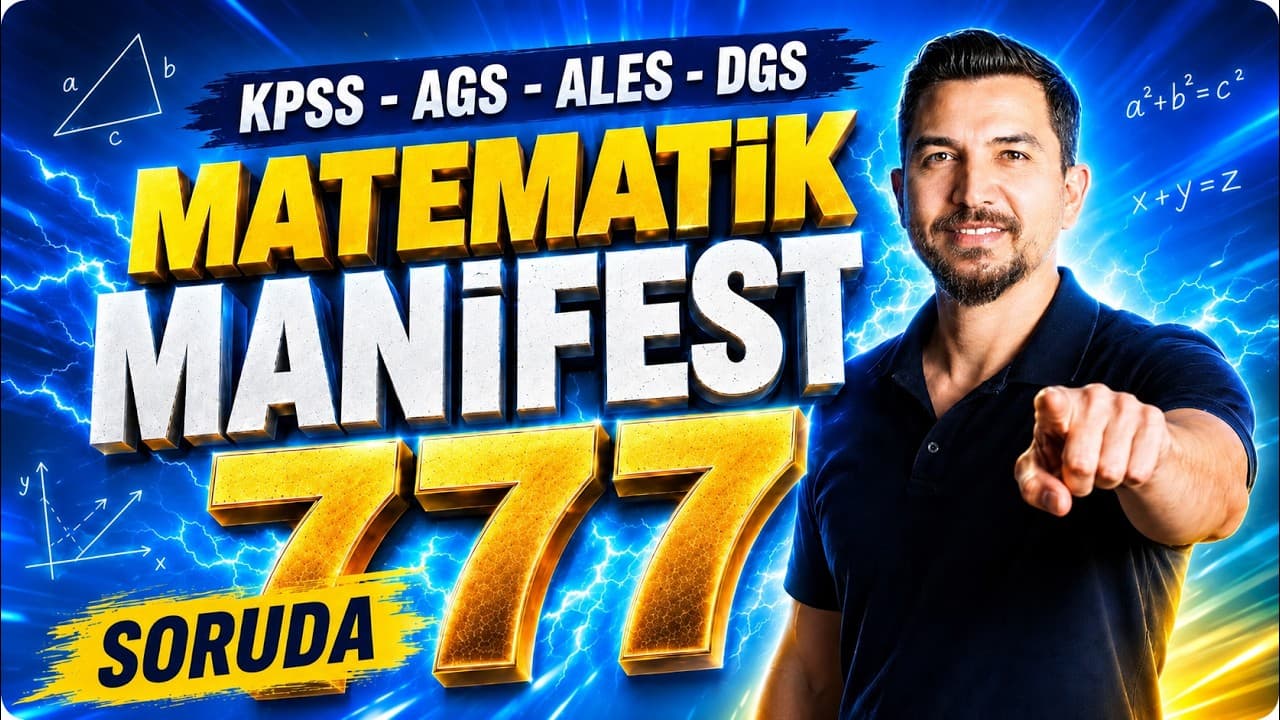 Manifest 777 Matematik Tekrar Kitabı-Grafik  Problemleri (452-477) -İlyas Güneş
