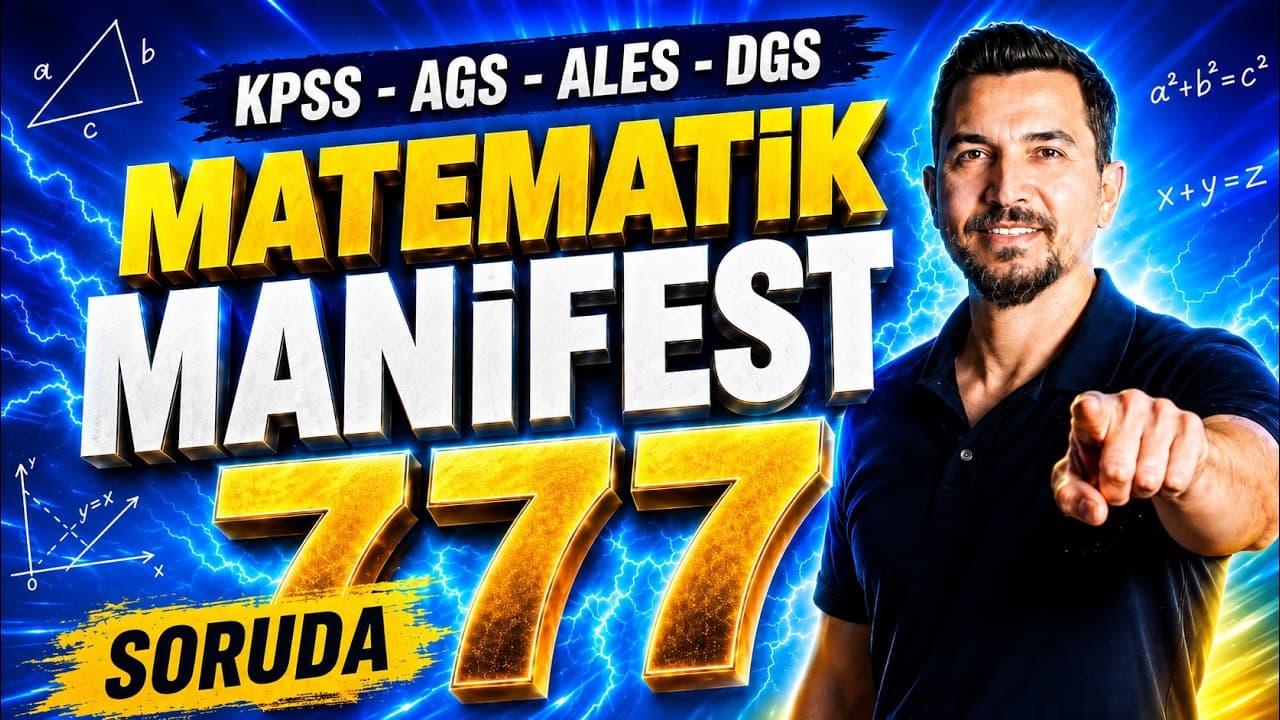 Manifest 777 Matematik Tekrar Kitabı-Tablo Yorumlama (494-508) -İlyas Güneş