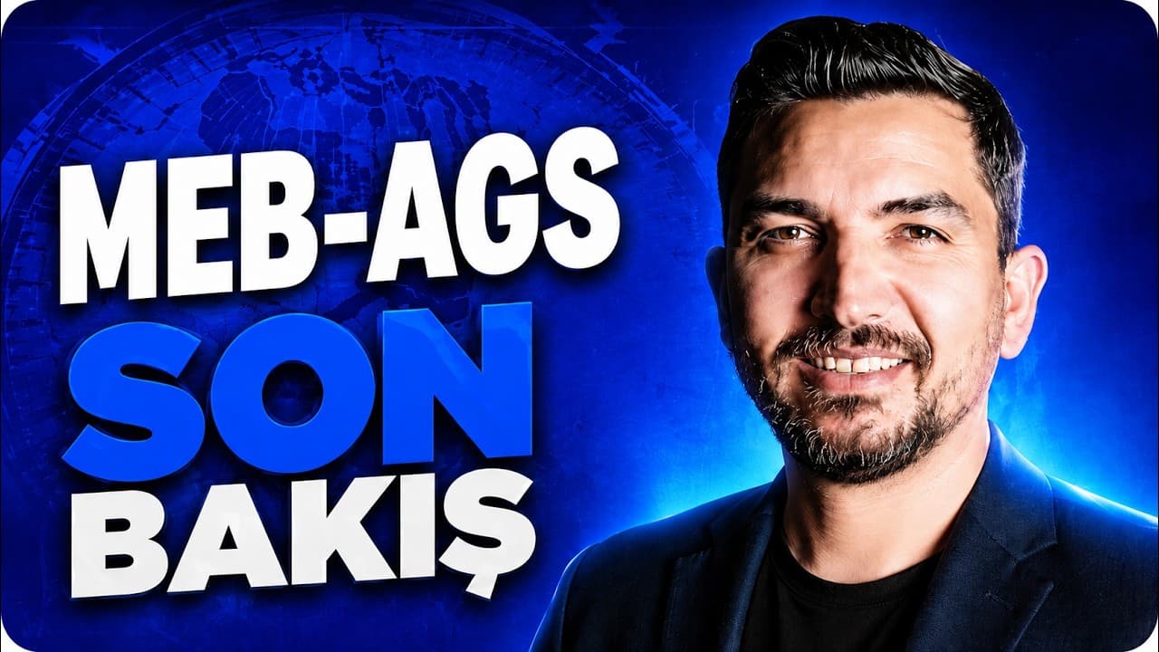 MEB-AGS SON BAKIŞ SÖZEL MANTIK-İlyas Güneş