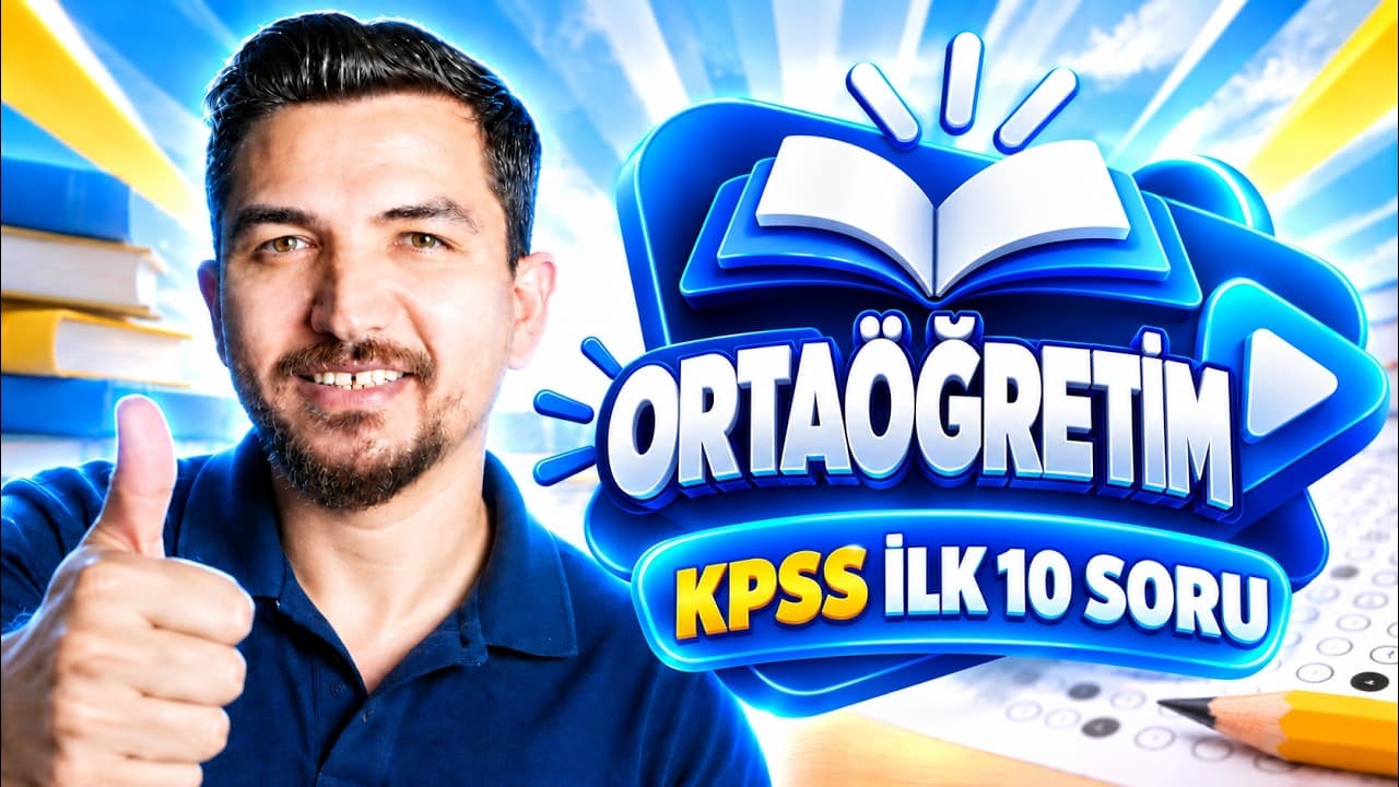 ORTAÖĞRETİM KPSS Matematik İlk 10 Soru | Hepsini Doğru Yapan Var mı?-İlyas Güneş