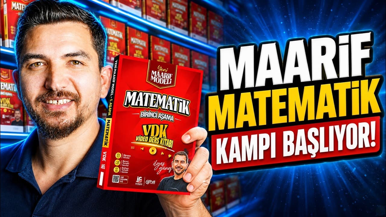 Maarif Matematik Kampı Başlıyor! Program, Kitap ve Tüm Detaylar