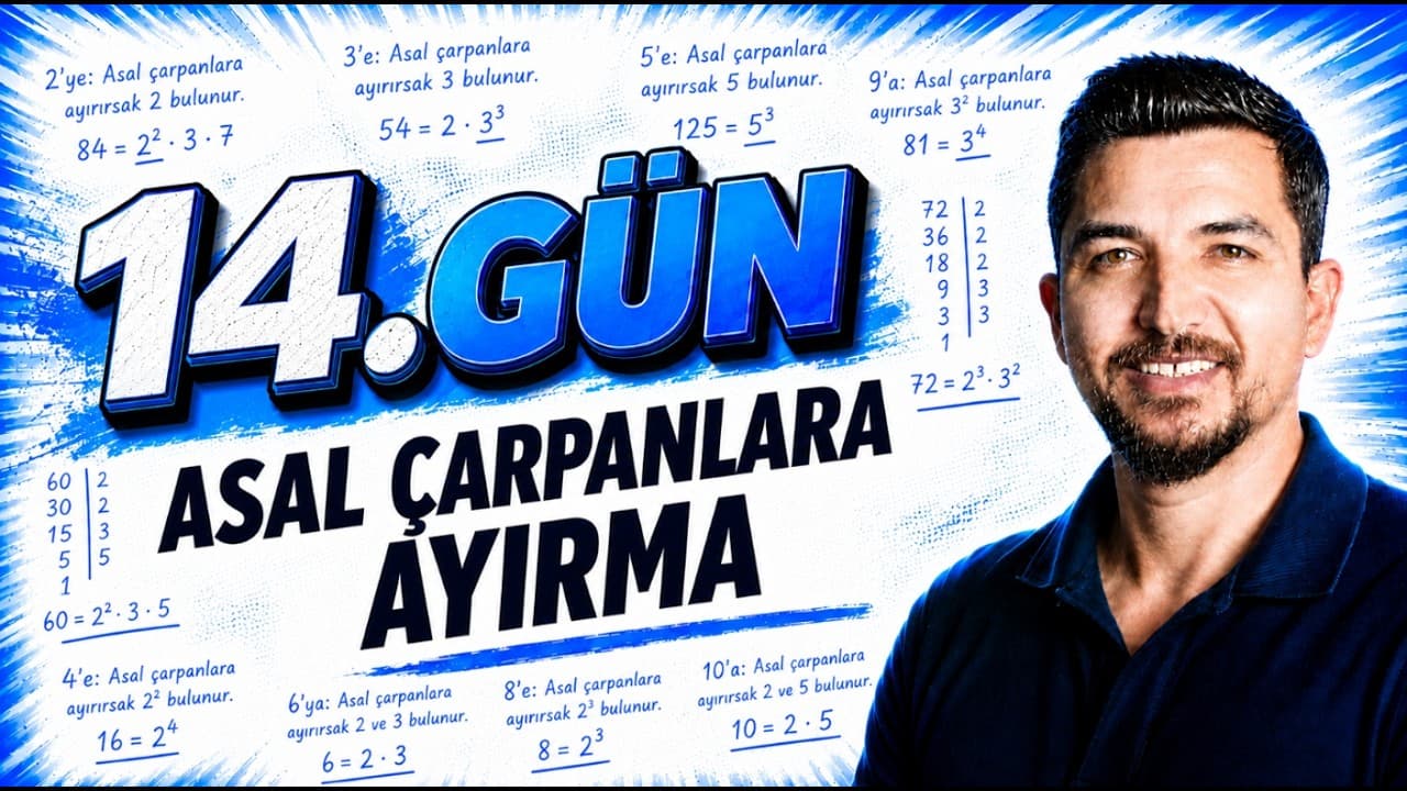 2027 İlyas Güneş I TYT Matematik Kampı 14. Gün 2. Ders | Asal Çarpanlara Ayırma Konu Anlatımı