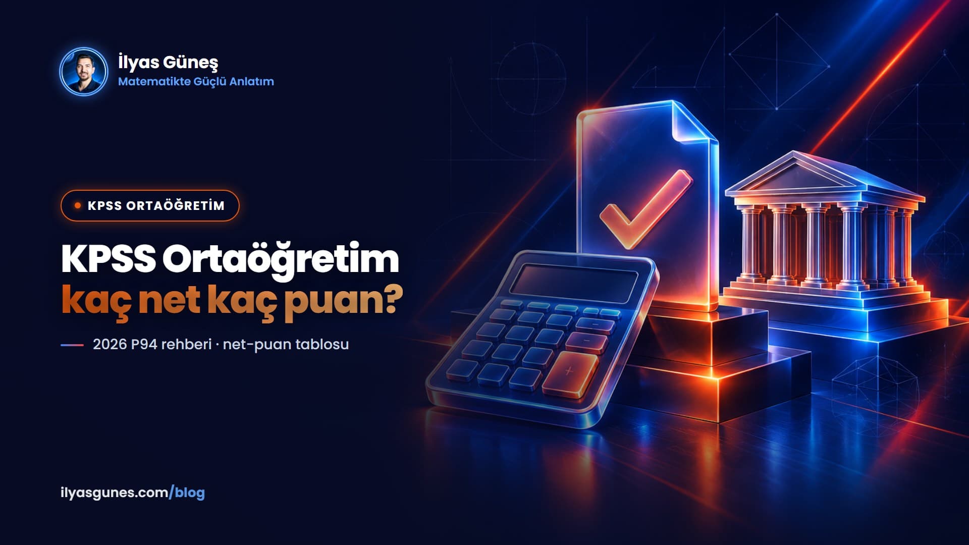 KPSS Ortaöğretim Kaç Net Kaç Puan? 2026 P94 Rehberi